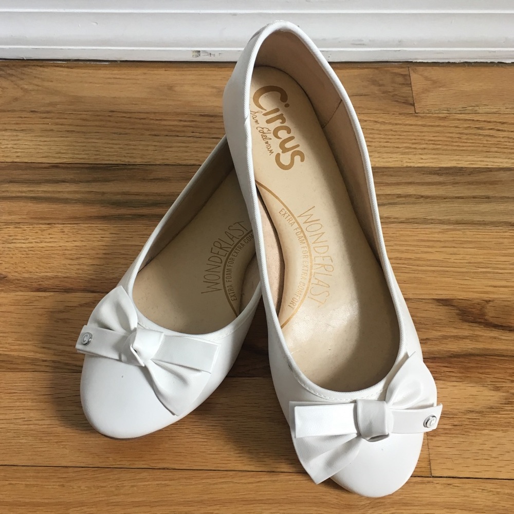 Women’s White Circus by Sam Edelman Ballet Flats